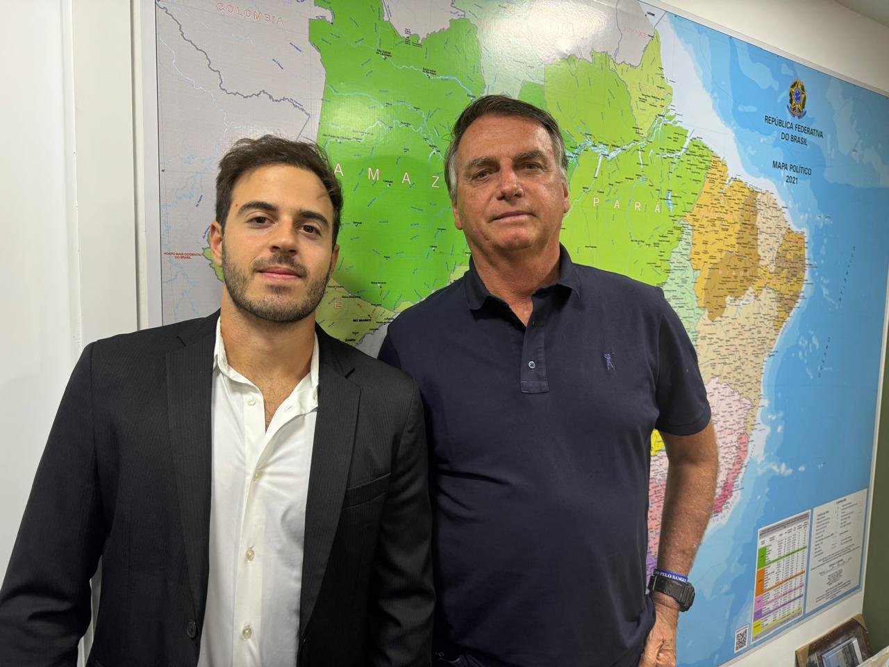 Gilson Filho com Bolsonaro